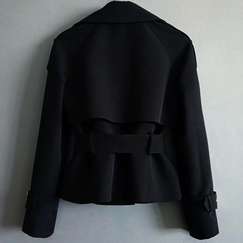 2023 Новая осенняя Корейская свободная женская куртка с длинным рукавом, короткая ветровка, женские куртки, повседневное базовое пальто, Верхняя одежда, топы . ' - ' . 3