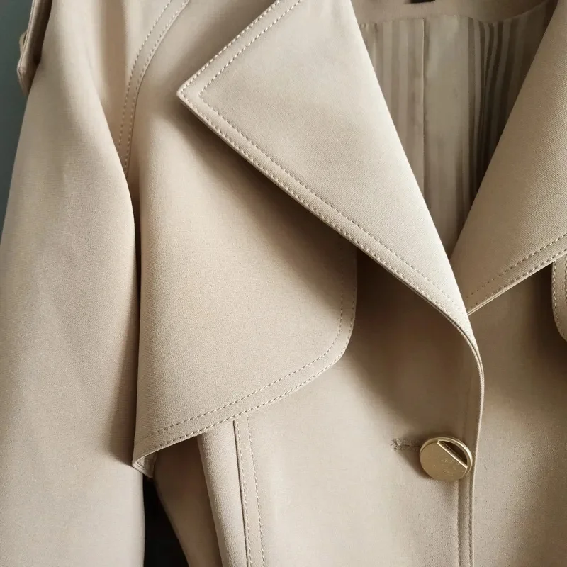 2023 Новая осенняя Корейская свободная женская куртка с длинным рукавом, короткая ветровка, женские куртки, повседневное базовое пальто, Верхняя одежда, топы . ' - ' . 4