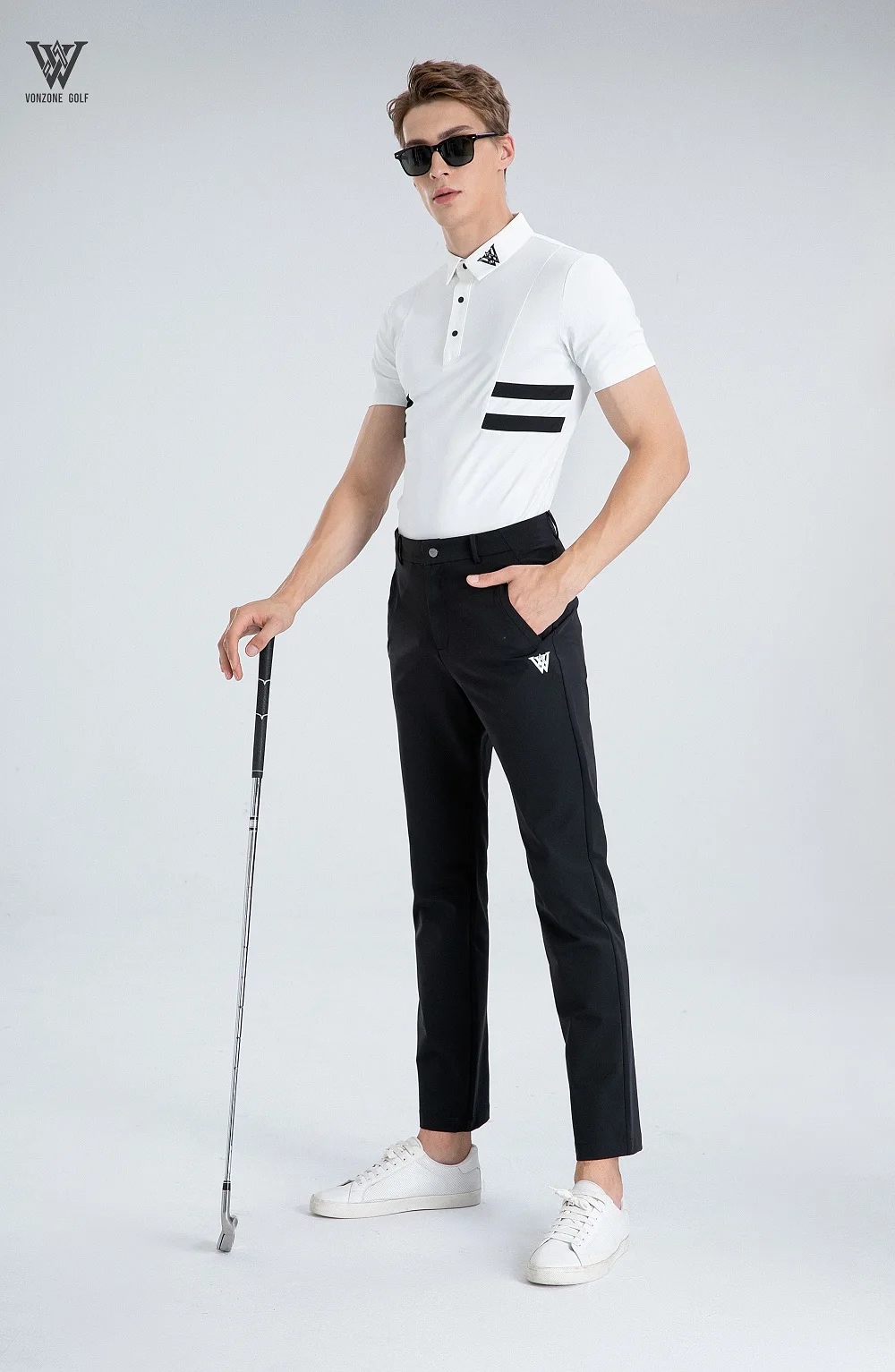 2023 новая спортивная одежда для гольфа, мужская футболка для гольфа, удобная, дышащая, быстросохнущая футболка для гольфа с коротким рукавом . ' - ' . 0