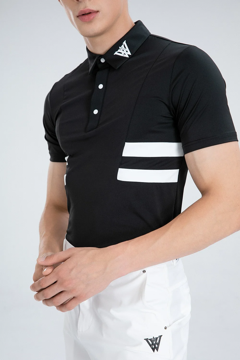 2023 новая спортивная одежда для гольфа, мужская футболка для гольфа, удобная, дышащая, быстросохнущая футболка для гольфа с коротким рукавом . ' - ' . 4