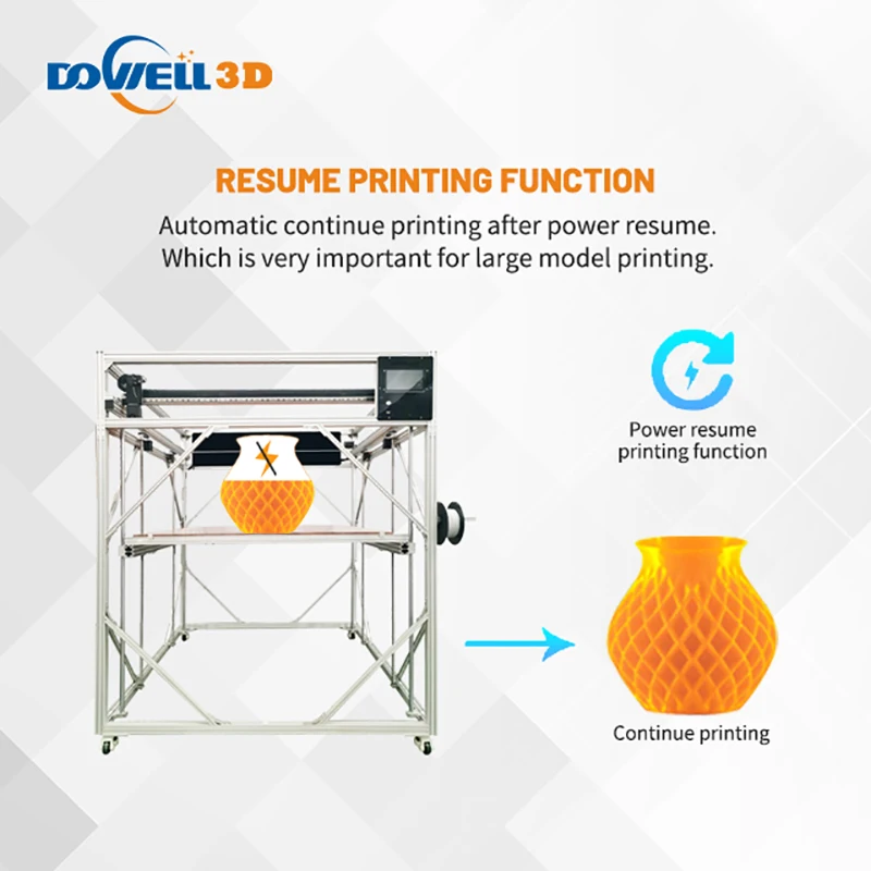 3D-принтер Dowell FDM с несколькими нитями накала pla 3d-принтер высокотемпературная крупногабаритная печатная машина impresora 3d . ' - ' . 1