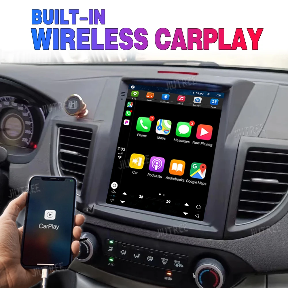Android Мультимедийный Плеер Для Honda CRV CR-V 2012 2013-2016 Вертикальный Экран Автомобильный GPS Навигация Радио 4G WIFI Carplay Головное устройство . ' - ' . 4