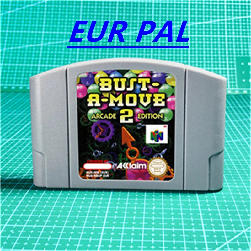 Bust-A-Move 2 - аркадная версия для 64-разрядной консоли EUR PAL N64 . ' - ' . 0