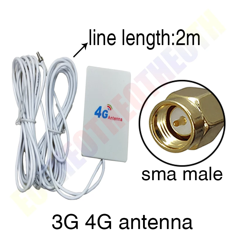 Eoth 3G 4G lte антенна 10dbi CRC9 Разъем antenne маршрутизатор внешний ретранслятор беспроводной модем antene . ' - ' . 3