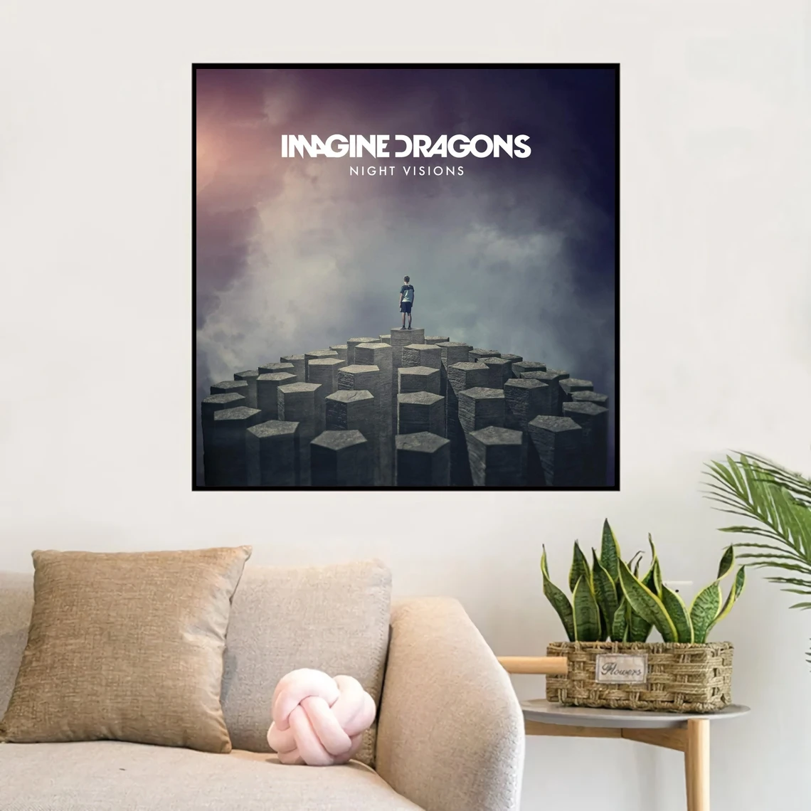 Imagine Dragons Night Visions Обложка музыкального альбома плакат, принт на холсте, домашний декор, настенная живопись (без рамки) . ' - ' . 2