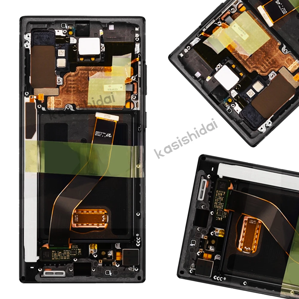 OLED Для SAMSUNG Galaxy Note 10 N970F N970 N9700 Сенсорный Экран Дигитайзер Note 10 Plus N975 N9750 Patrs LCD 100% Протестирован . ' - ' . 3
