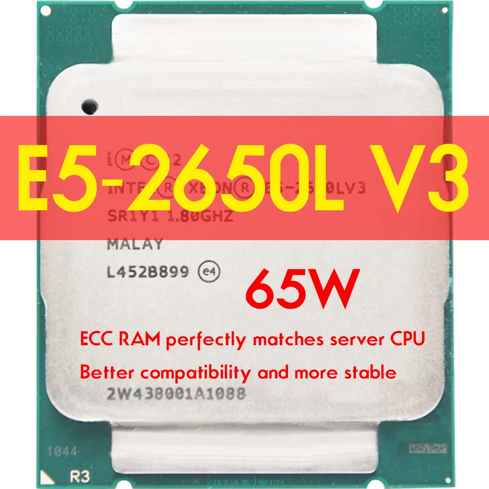XEON E5 2650L V3 E5 2650LV3 CPU Процессор 1,8 ГГц 12-Ядерный LGA 2011-3 X99 DDR4 D4 Материнская плата Platform Mainboard Platform kit xeon . ' - ' . 0