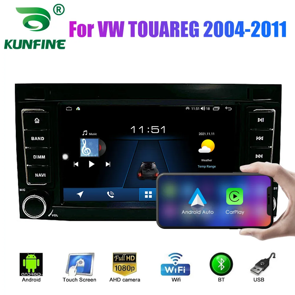 Автомагнитола Android 2 Din для VW TOUAREG 2004-2011 Автомобильный стерео Автомобильный Мультимедийный Видео DVD-плеер GPS-навигация Carplay . ' - ' . 0