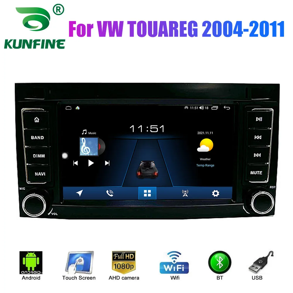 Автомагнитола Android 2 Din для VW TOUAREG 2004-2011 Автомобильный стерео Автомобильный Мультимедийный Видео DVD-плеер GPS-навигация Carplay . ' - ' . 1