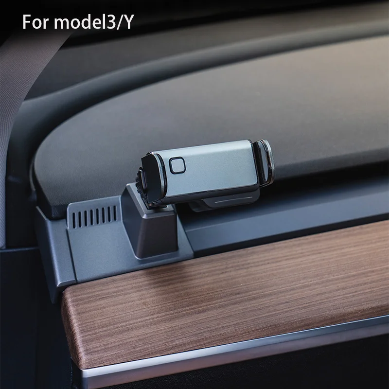 Автомобильный держатель телефона электрический кронштейн Для tesla модель 3 2019-2020 Мобильный телефон электрический крепежный кронштейн автомобильные аксессуары . ' - ' . 2