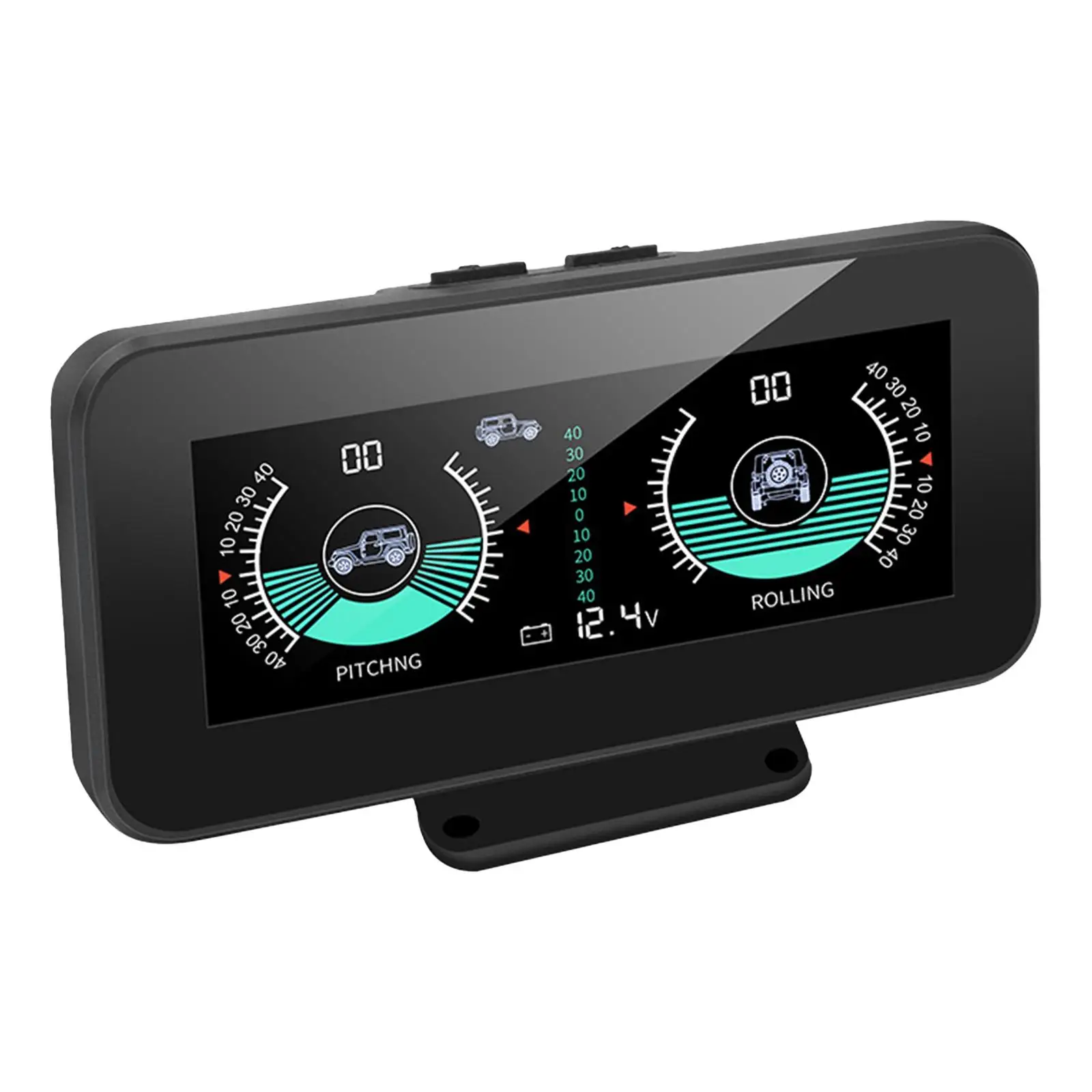 Автомобильный измеритель наклона Прибор безопасности Автомобильный инклинометр Датчик уровня наклона для грузовых автомобилей Принадлежности для автофургона . ' - ' . 2