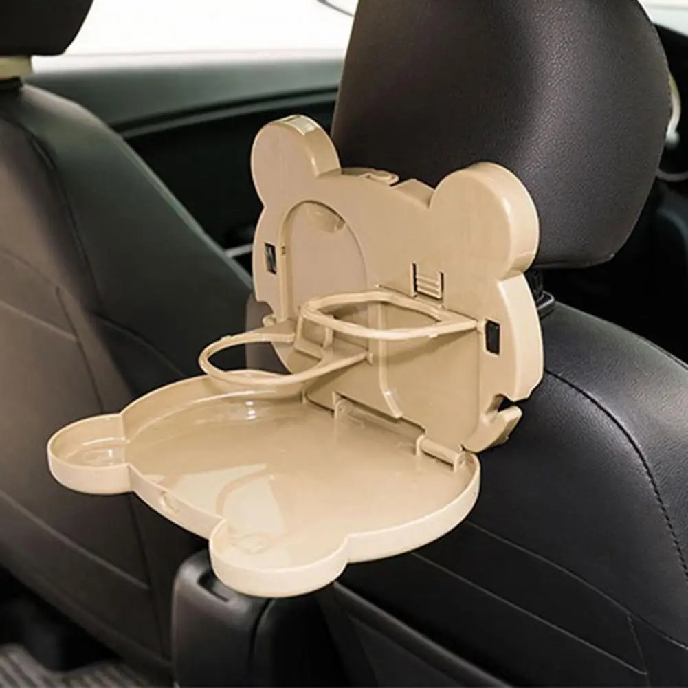 Автомобильный обеденный стол премиум-класса Портативный автомобильный поднос для еды Компактный поднос-органайзер для спинки автомобильного сиденья Многофункциональный . ' - ' . 5