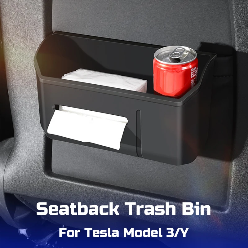 Автомобильный ящик для хранения Tesla Model 3, модель Y 2022, Органайзер для мусора, коробка для салфеток, автомобильные принадлежности, аксессуары Tesla Model Y 2023 . ' - ' . 5