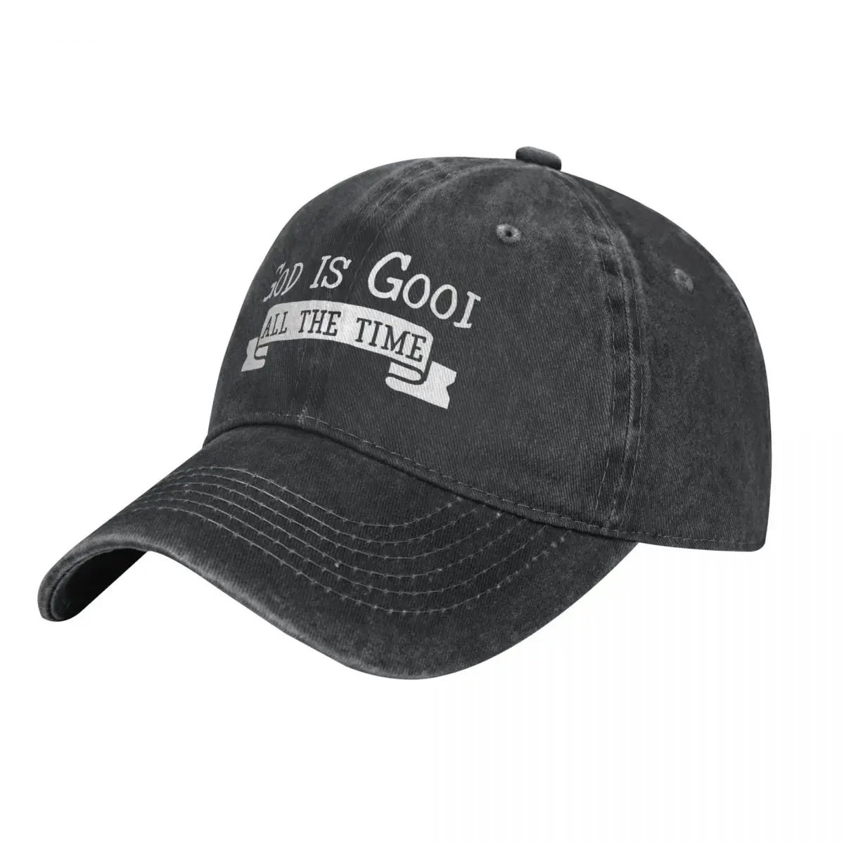 Бог добр все время, христианская дизайнерская кепка, ковбойская шляпа, шляпа, пляжная одежда для гольфа, меховая шапка, женские шляпы, мужские . ' - ' . 0