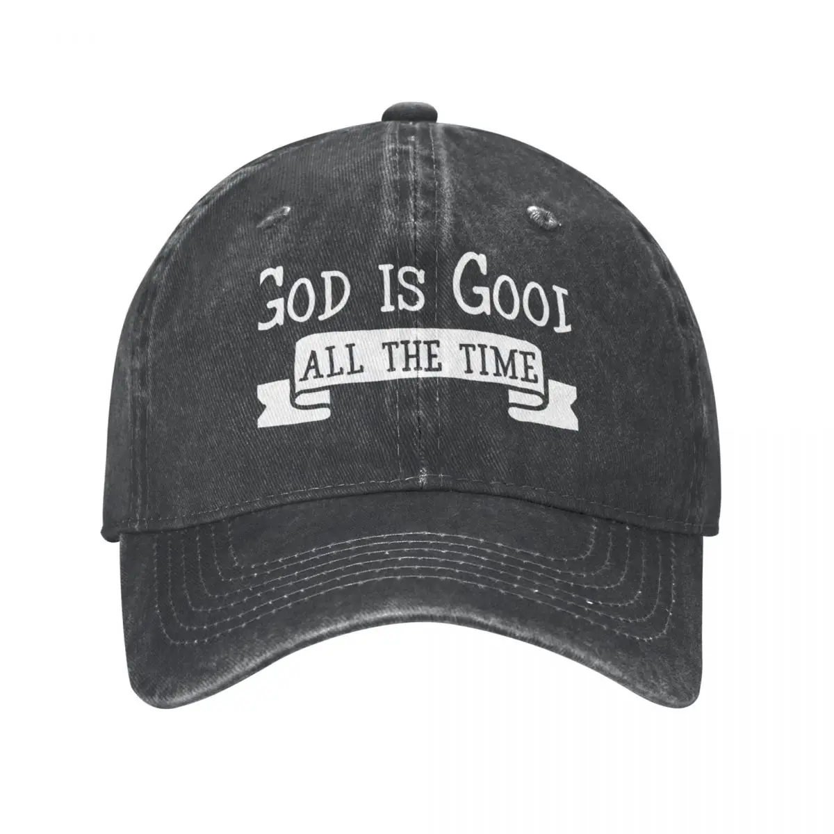 Бог добр все время, христианская дизайнерская кепка, ковбойская шляпа, шляпа, пляжная одежда для гольфа, меховая шапка, женские шляпы, мужские . ' - ' . 1