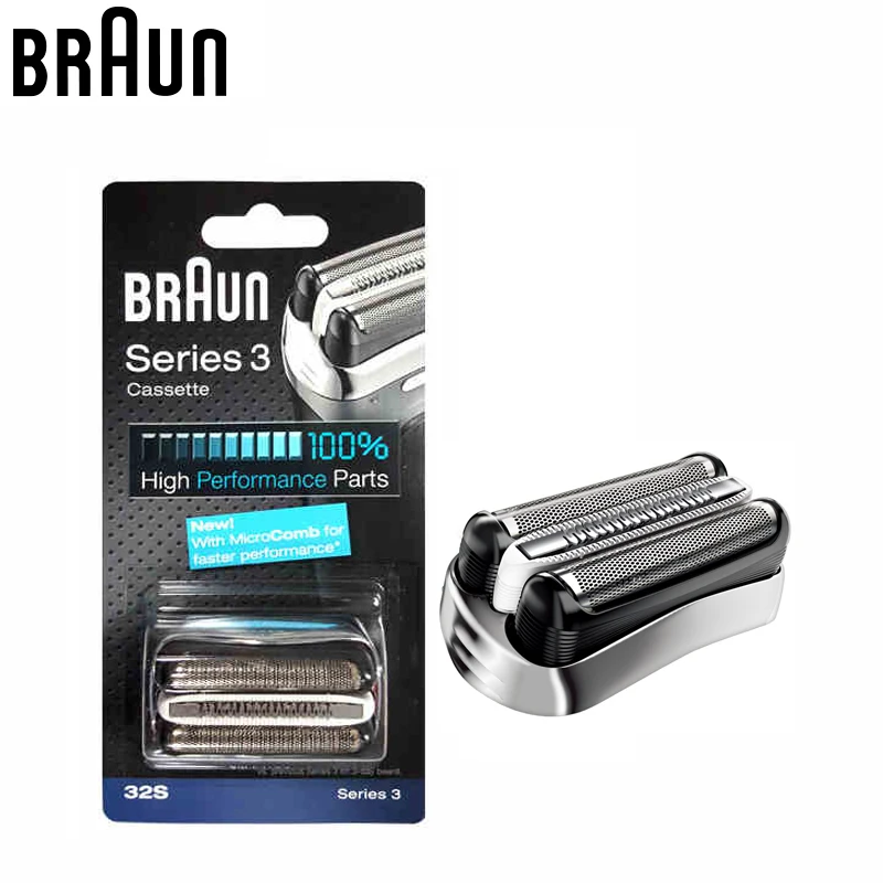 Бритва Braun 32S Series 3 со сменным лезвием для резки фольги с микрокомбайном (320 330 340 350CC 360 370 380 390CC 395cc) . ' - ' . 0