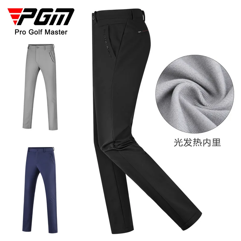 Брюки для гольфа PGM, мужские брюки, осенне-зимняя мужская одежда, спортивные брюки, утолщенные и теплые . ' - ' . 1