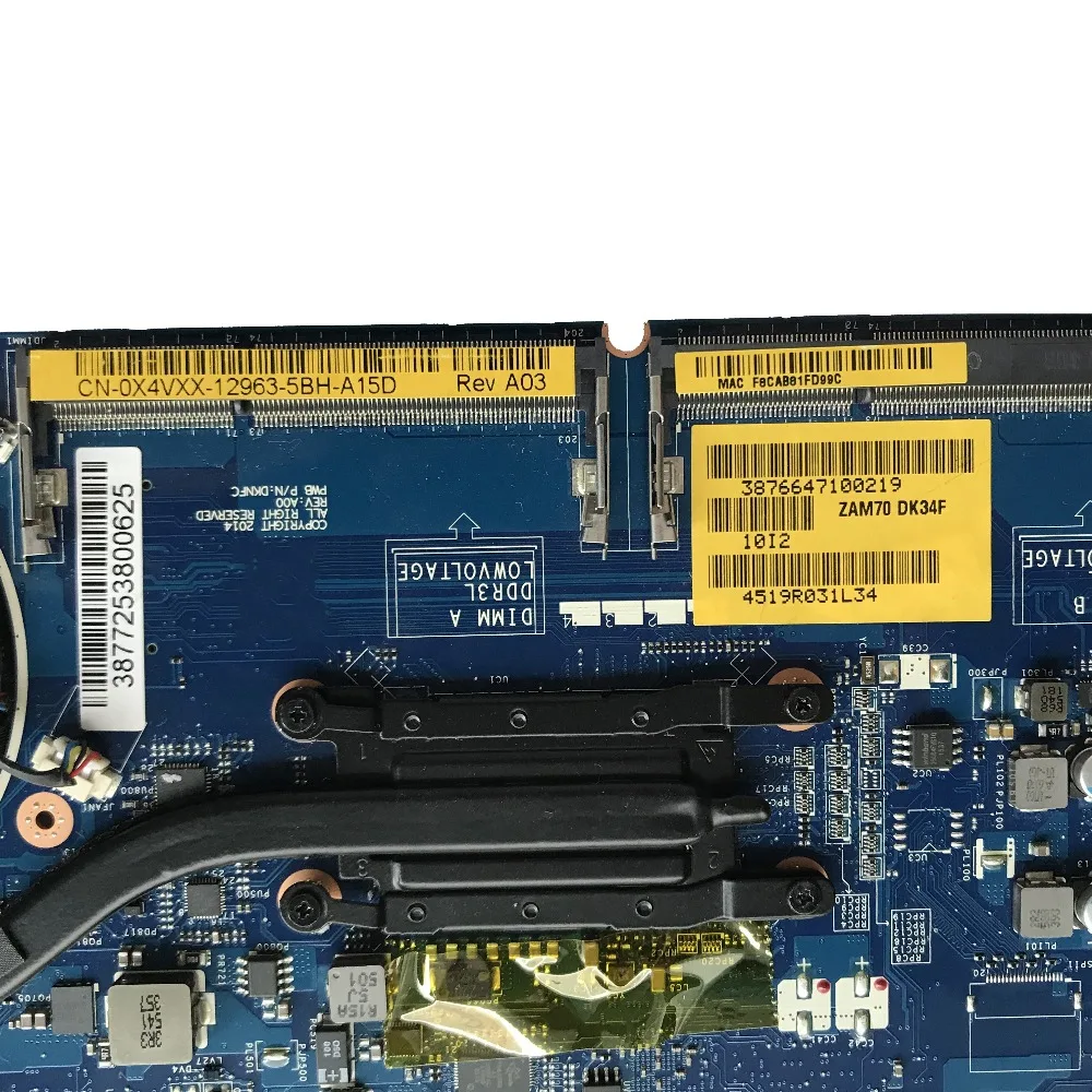 Восстановленная Высококачественная Материнская плата для ноутбука DELL серии E5450 CN-0X4VXX 0X4VXX X4VXX ZAM70 LA-A901P С процессором i5-5200U . ' - ' . 1