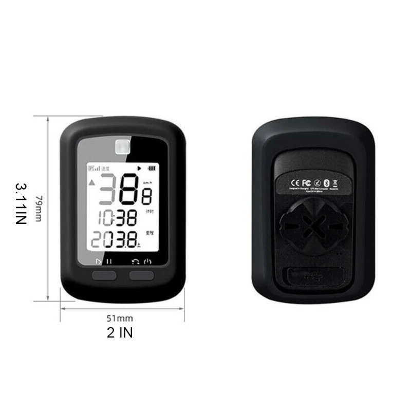 Высококачественная Мягкая Велосипедная Гелевая кожа-Силиконовый Противоскользящий Защитный чехол, Совместимый с XOSS G + Anti-drop GPS Protector Cover B36B . ' - ' . 3