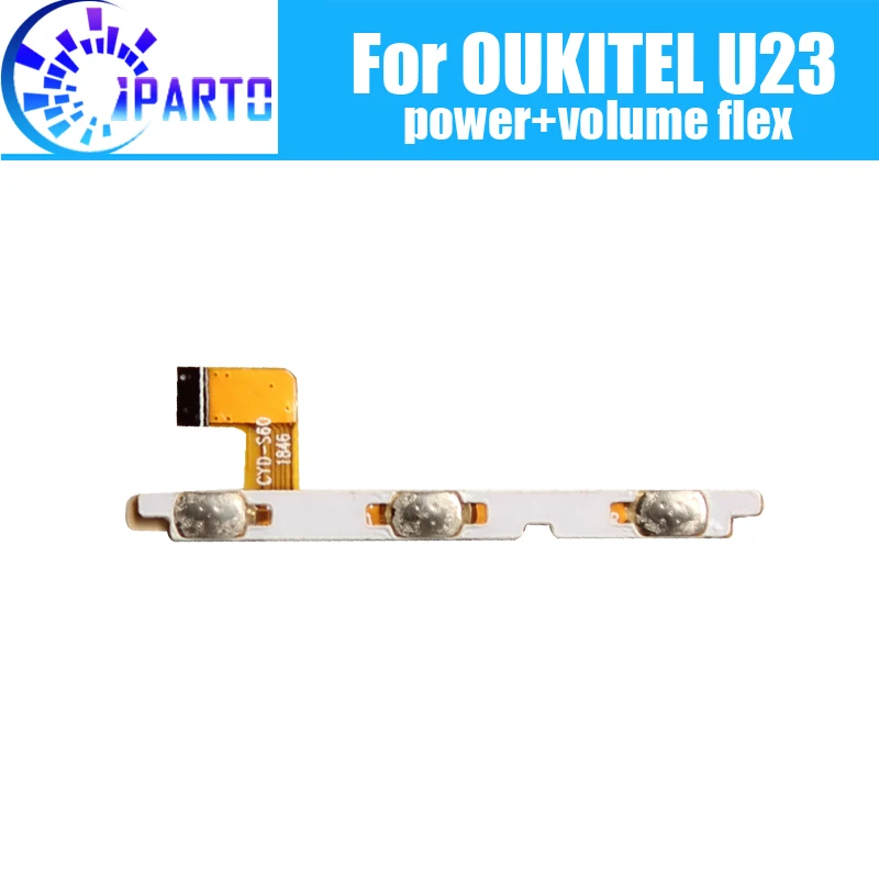 Гибкий кабель Боковой кнопки OUKITEL U23 100% Оригинальные запасные части для Гибкого Кабеля кнопки Питания + Регулировки громкости для OUKITEL U23 . ' - ' . 0