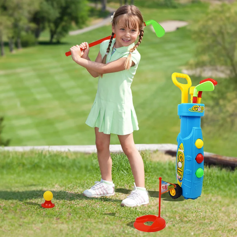 Детские спортивные игрушки для дома и на открытом воздухе, наборы клюшек для гольфа, взаимодействие родителей и детей, развивающие спортивные способности детей, игрушки для игр на свежем воздухе . ' - ' . 1