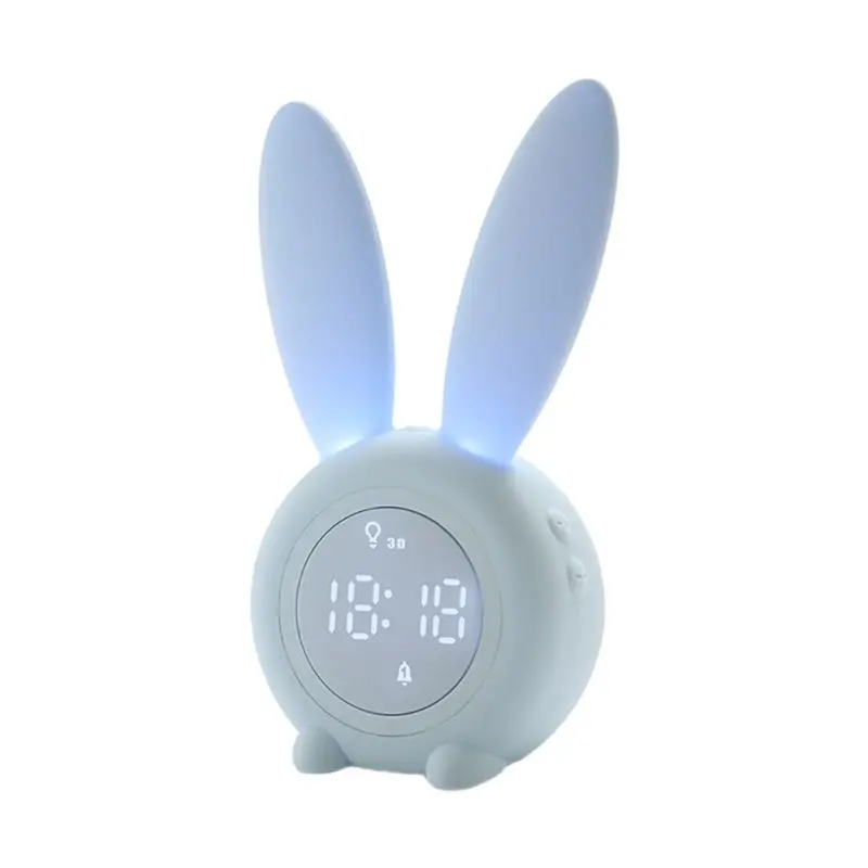 Детский будильник Bunny, Детские Часы-Тренажер для Сна, Ночник для Детей Прямая Доставка . ' - ' . 4