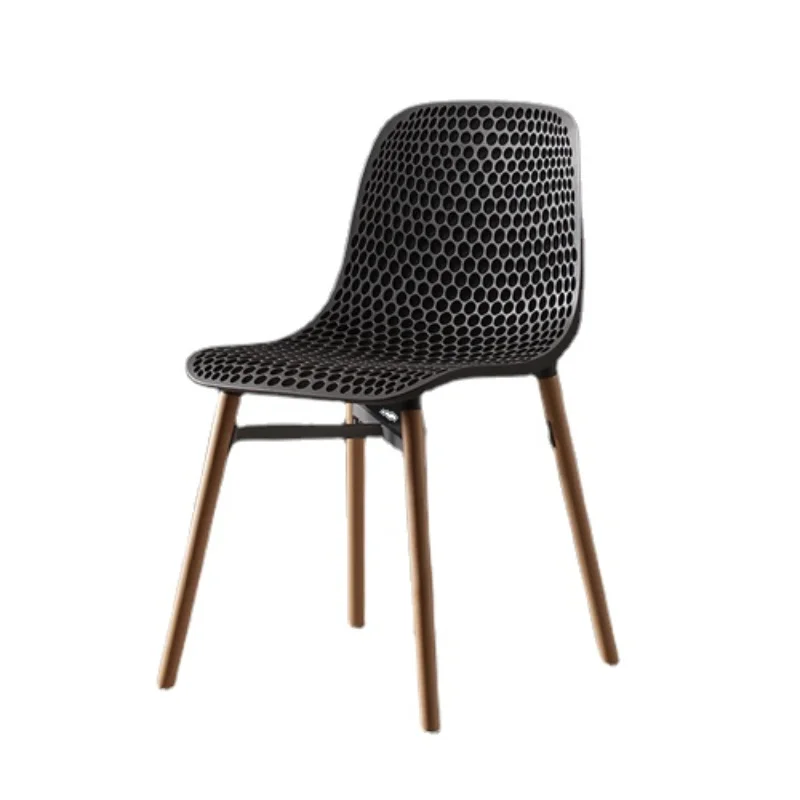 Дизайнерское кресло Nordic Home, Модное Простое современное кресло для приема гостей, креативное выдолбленное кресло со спинкой в виде пчелиных сот . ' - ' . 5