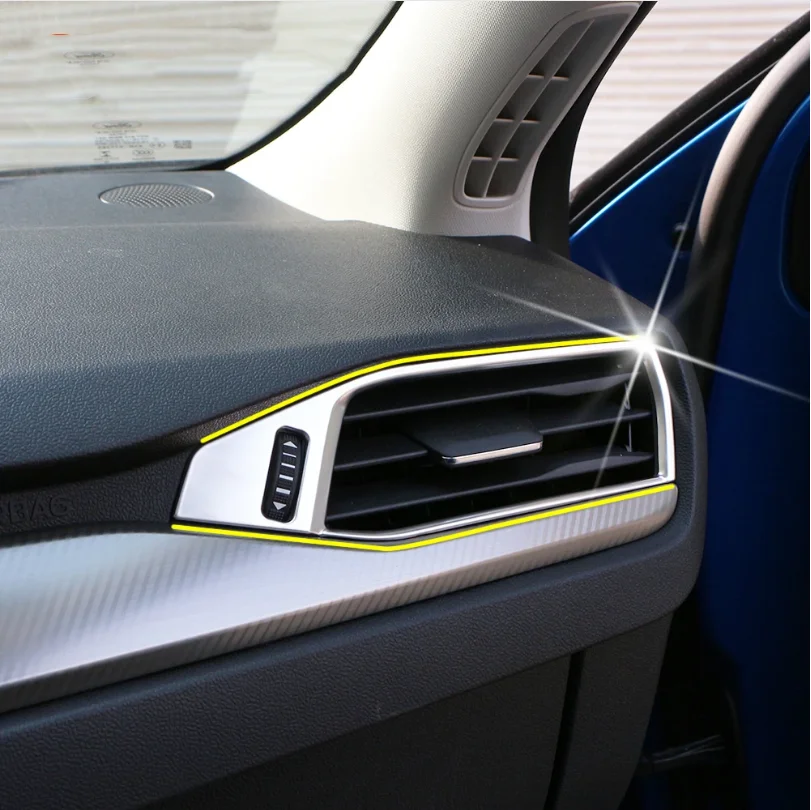 Для Ford Focus MK4 2019-2022 Аксессуары LHD Автомобильный Боковой Кондиционер Переменного Тока На Выходе Вентиляционное Отверстие Декоративная Отделка Крышки . ' - ' . 5