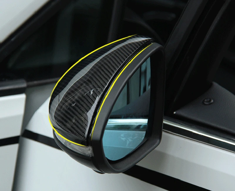 Для KIA K3 2019 2020 Углеродное волокно ABS Боковая дверь автомобиля Зеркало заднего вида Защитная рамка Накладка Аксессуары для укладки автомобилей . ' - ' . 3