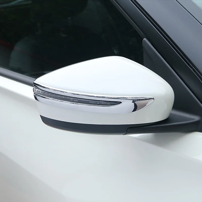 Для Nissan Note E12 Хэтчбек 2016-2020 ABS Хромированная боковая дверь автомобиля, зеркало заднего вида, декоративная полоса, Отделка крышки, аксессуары 2шт . ' - ' . 1