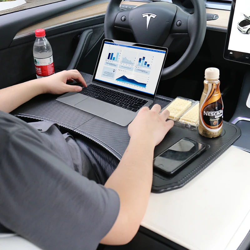 Для Tesla 2021-2022, модель 3, Модель Y, автомобильное Рулевое колесо, настольная доска, настольный ноутбук, держатель для подноса для Кейтеринга, Аксессуары для украшения . ' - ' . 0