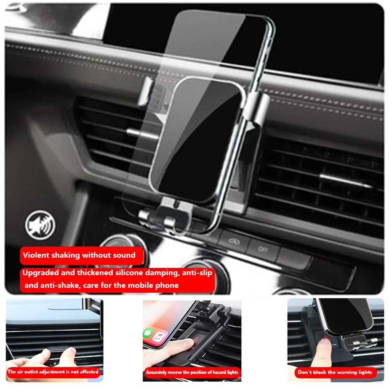 Для автомобильного держателя сотового телефона Крепление на вентиляционное отверстие GPS Аксессуары для гравитационной навигации для Peugeot 408 от 10 до 20 ЛЕТ . ' - ' . 3