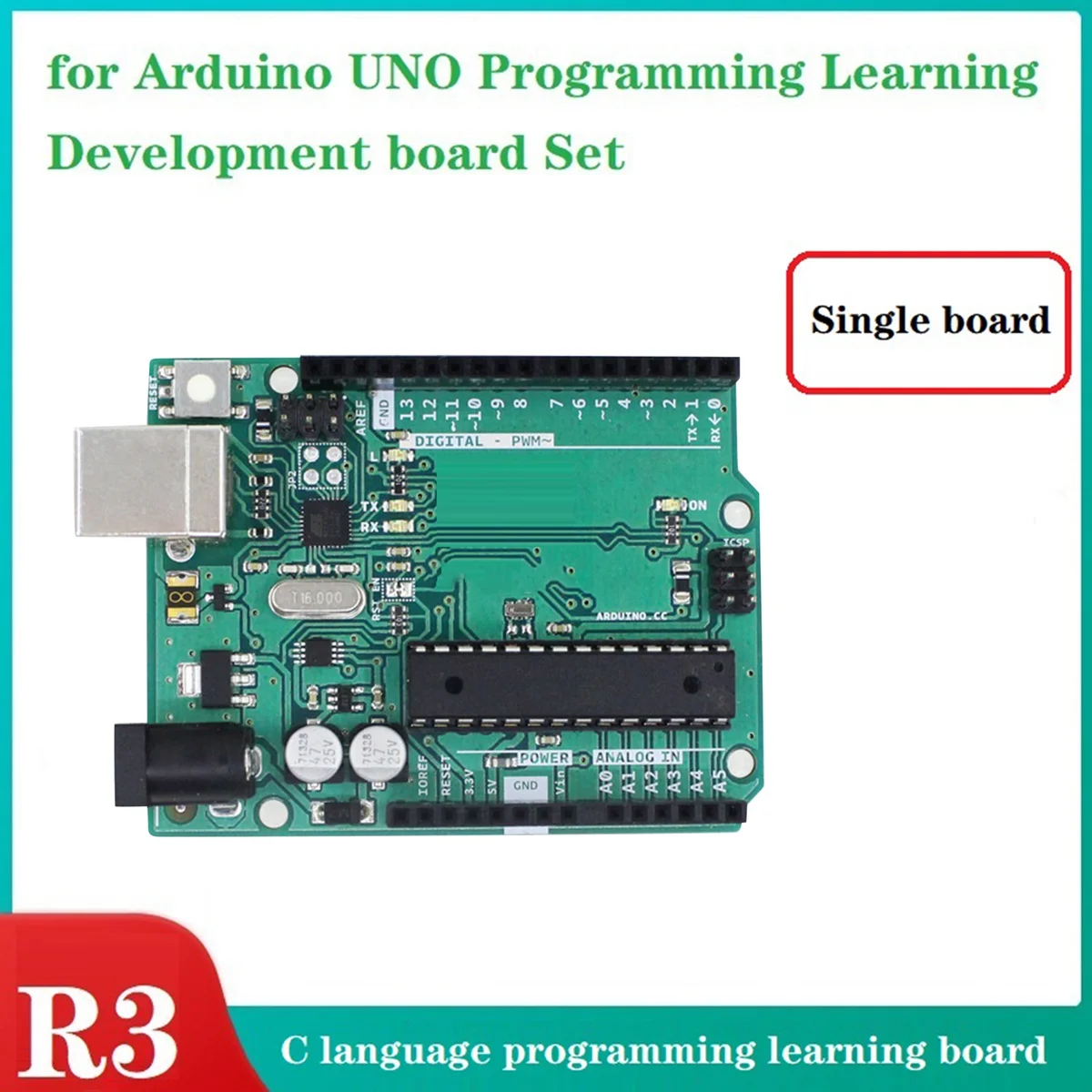 Для платы разработки R3 ATmega328P 32 КБ MCU Материнская плата для обучения программированию на языке C . ' - ' . 1