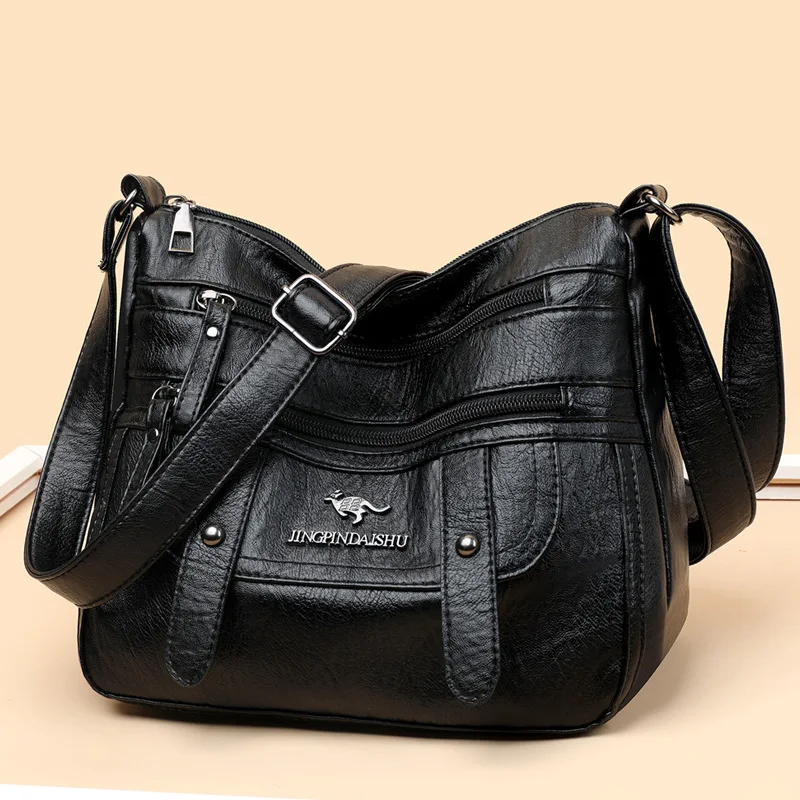 Женская роскошная сумка, модная универсальная сумка через плечо для отдыха, женская сумка из мягкой кожи для поездок на работу, бесплатная доставка . ' - ' . 0
