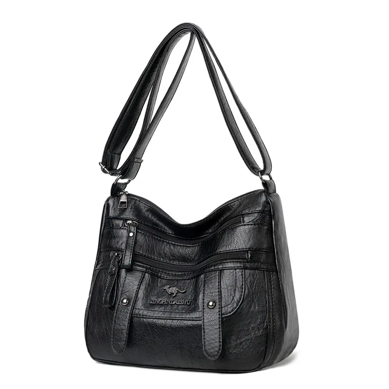 Женская роскошная сумка, модная универсальная сумка через плечо для отдыха, женская сумка из мягкой кожи для поездок на работу, бесплатная доставка . ' - ' . 1