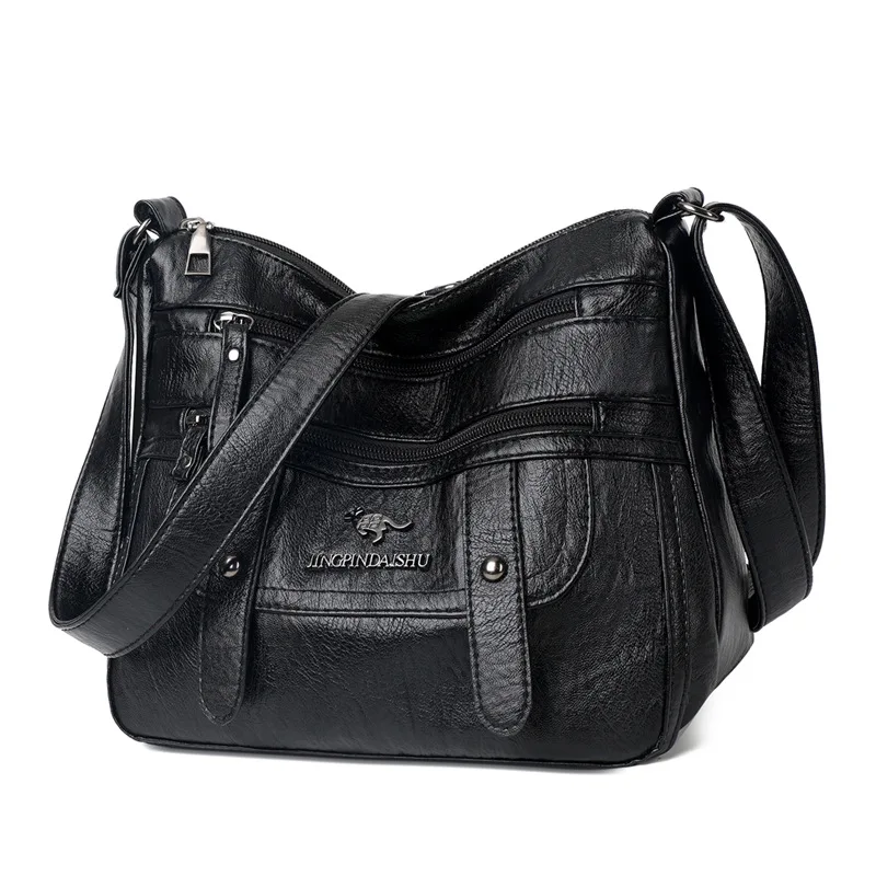 Женская роскошная сумка, модная универсальная сумка через плечо для отдыха, женская сумка из мягкой кожи для поездок на работу, бесплатная доставка . ' - ' . 4