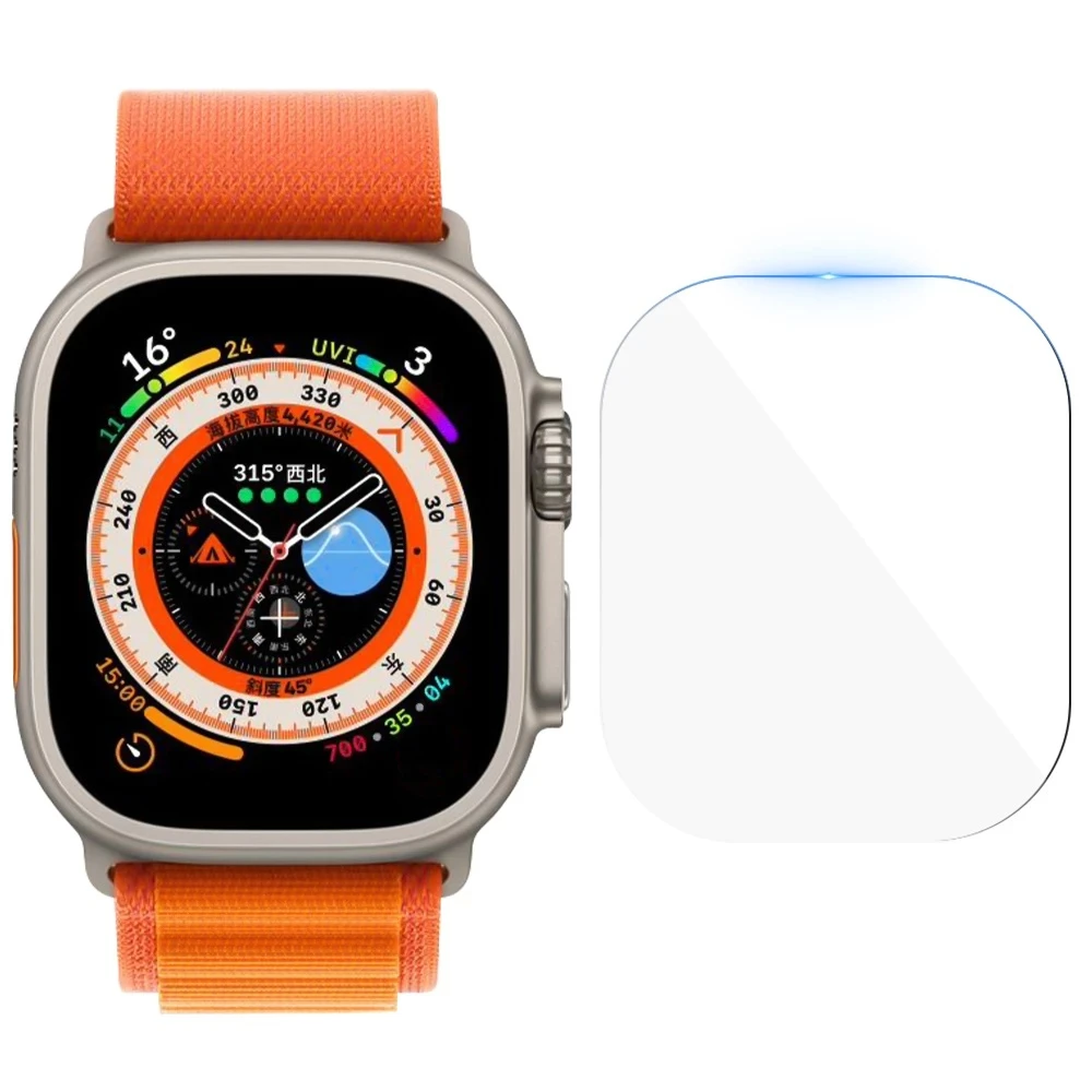 Закаленное стекло для Apple Watch 49 мм Ultra Anti-shatter Защитные пленки для смарт-часов Watch 8 Ultra Series 8Ultra . ' - ' . 4
