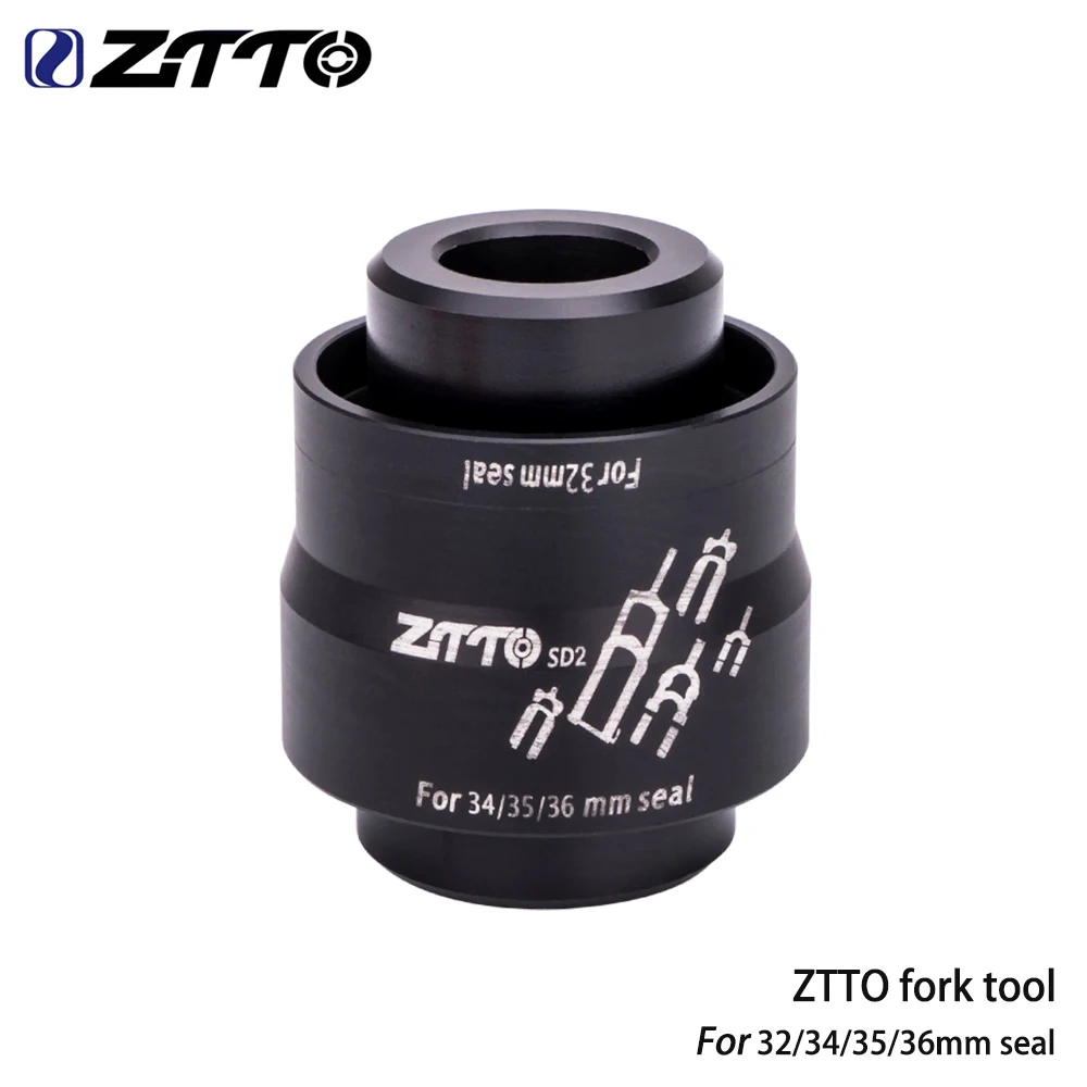 Инструмент для установки сальника велосипедной вилки ZTTO Привод пылеочистителя подвески велосипеда для MTB 32 мм 34 35 36 мм Комплекты для сервисного обслуживания трубок . ' - ' . 0