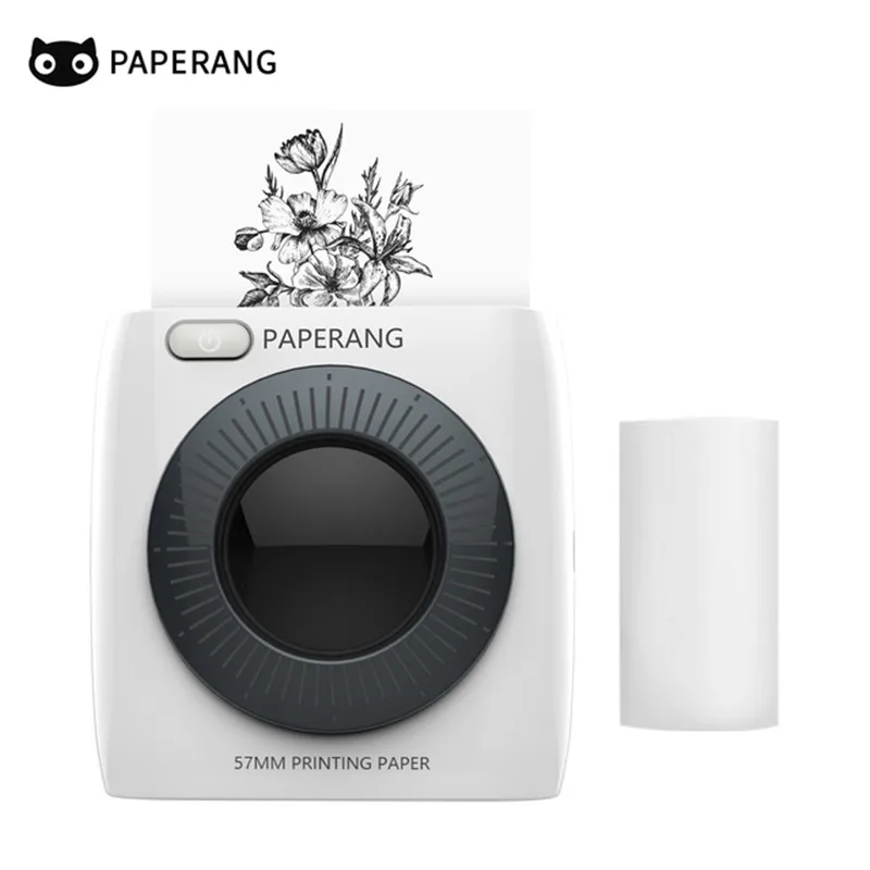 Карманный принтер PAPERANG P2 Беспроводной принтер Bluetooth с разрешением 300 точек на дюйм Портативный термопринтер для фото, Квитанция, Этикетка, наклейка . ' - ' . 0