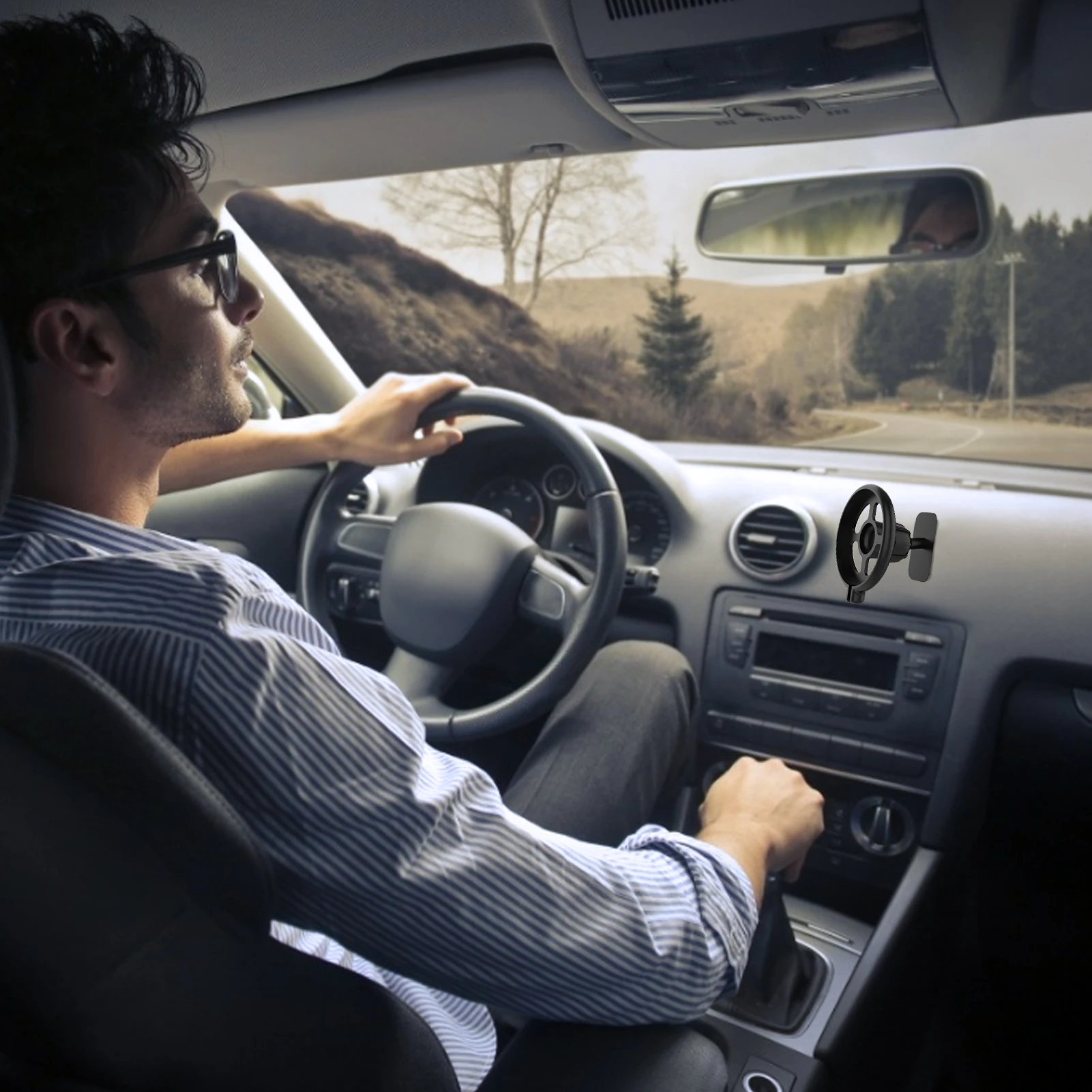Крепление автомобильного телефона Вентиляционное отверстие Держатель автомобильного зарядного устройства Предназначен для зарядного устройства Magsafe Док-станция для зарядки автомобильного телефона Надежная для автомобиля Mazda . ' - ' . 2