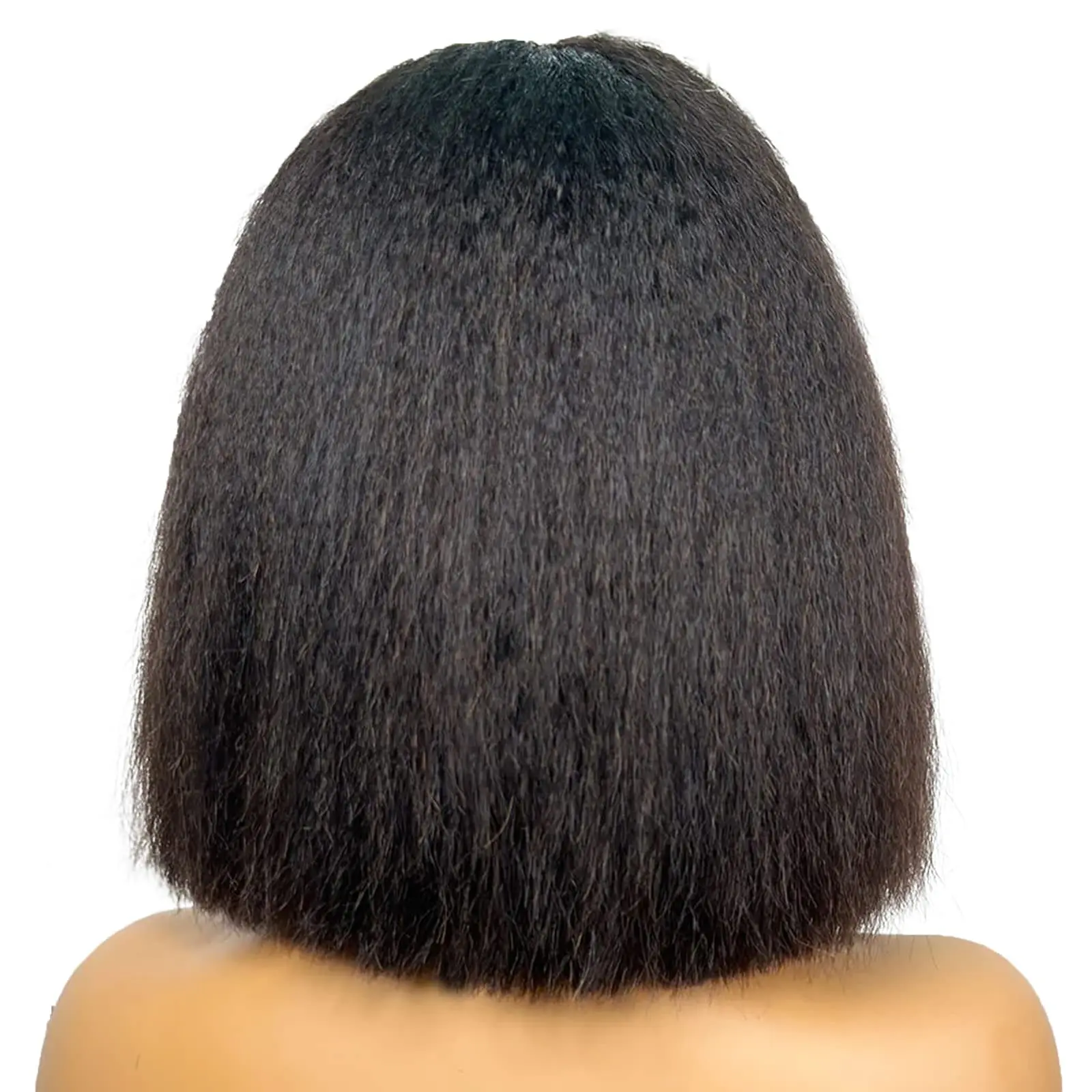Кудрявые края, парик из натуральных волос 250% плотности, короткий Боб, Кудрявый Прямой парик из бесклеевых Предварительно выщипанных человеческих волос, готовый к использованию . ' - ' . 1
