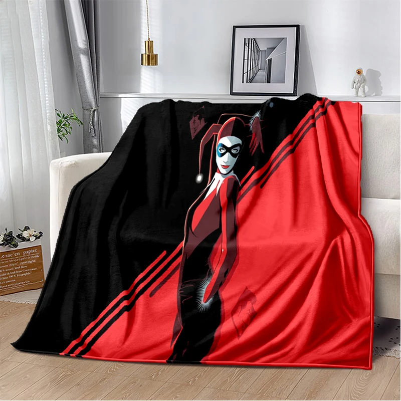 Легкое теплоизоляционное одеяло для детей и взрослых Joker girl, изготовленное на заказ, диван, офисное одеяло, одеяло-кровать . ' - ' . 4