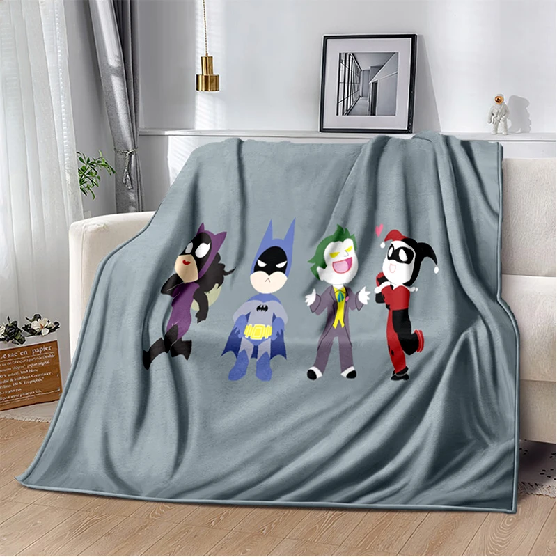 Легкое теплоизоляционное одеяло для детей и взрослых Joker girl, изготовленное на заказ, диван, офисное одеяло, одеяло-кровать . ' - ' . 5