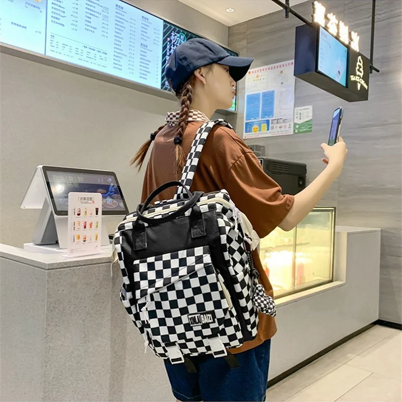 Модный рюкзак, школьная сумка из четырех частей, спортивная, брызгозащищенная, милая мужская и женская сумка для ноутбука, дорожная сумка через плечо . ' - ' . 2