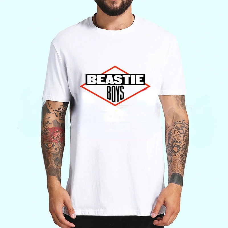 Мужская Повседневная мужская футболка с принтом в стиле хип-хоп Beastie Boys, мужская футболка с короткими рукавами, мужская рубашка, футболка . ' - ' . 1