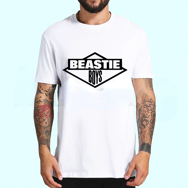 Мужская Повседневная мужская футболка с принтом в стиле хип-хоп Beastie Boys, мужская футболка с короткими рукавами, мужская рубашка, футболка . ' - ' . 2