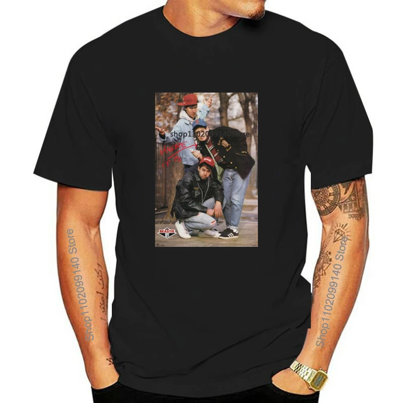 Мужская Повседневная мужская футболка с принтом в стиле хип-хоп Beastie Boys, мужская футболка с короткими рукавами, мужская рубашка, футболка . ' - ' . 5