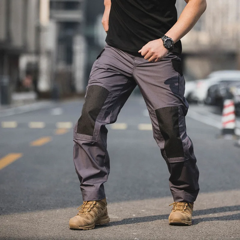 Мужские водонепроницаемые тактические брюки, мужские альпинистские брюки с несколькими карманами, походные брюки для мужчин . ' - ' . 3