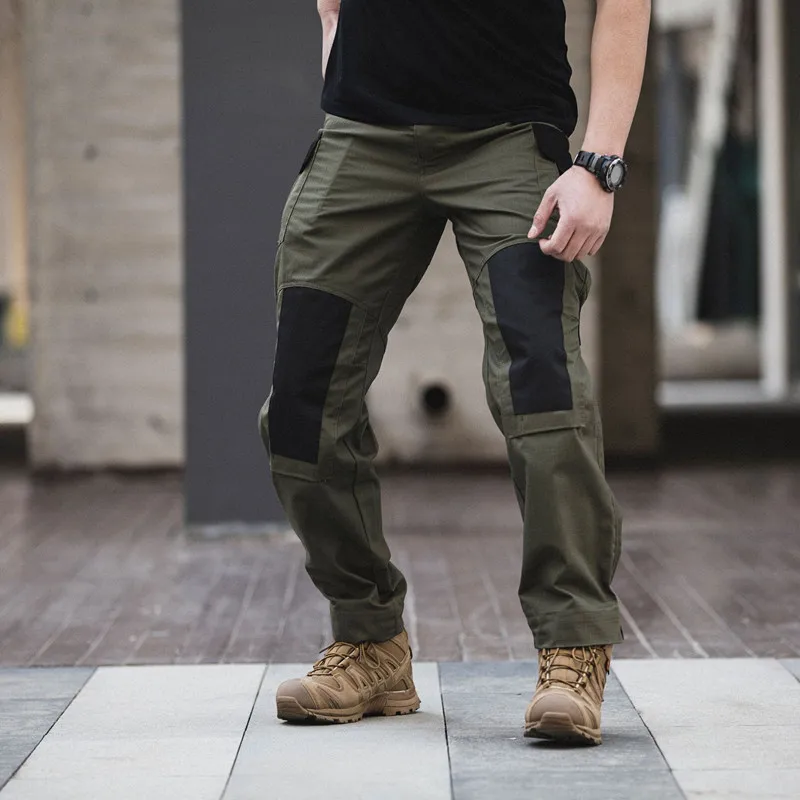 Мужские водонепроницаемые тактические брюки, мужские альпинистские брюки с несколькими карманами, походные брюки для мужчин . ' - ' . 4