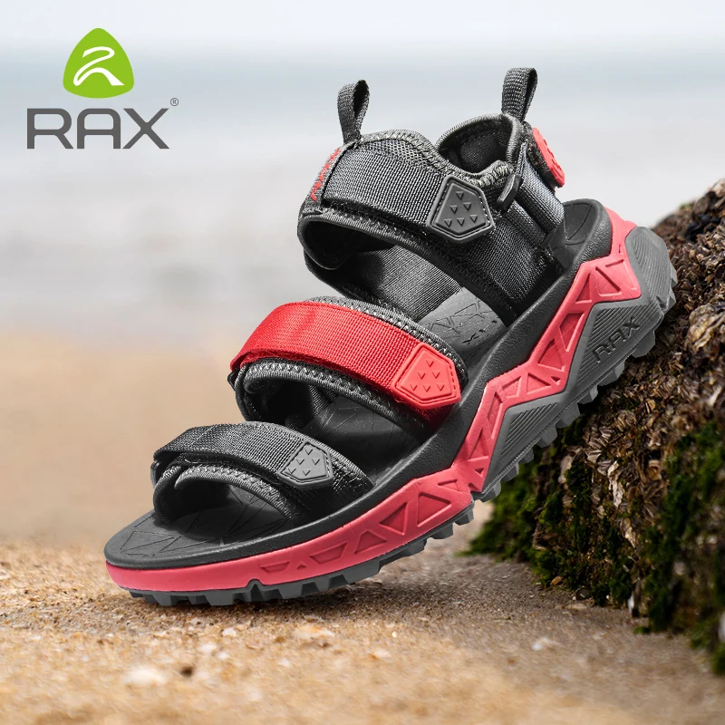 Мужские спортивные сандалии RAX, летние уличные пляжные сандалии, мужские водные ботинки для водного треккинга, мужская обувь для плавания Вверх по течению, женская быстросохнущая обувь . ' - ' . 2